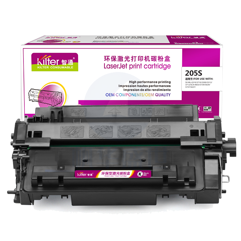 智通ZT SX-205S黑鼓(带芯片)   适用Samsung ML-3310D 3310ND 3710D 3710ND 4833HD 5637HR