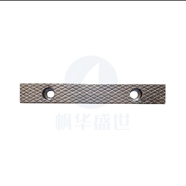 台虎钳口铁条配件 防滑钳夹具散件 6寸一对   货号：JC