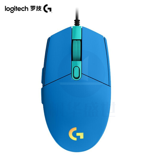 罗技（G）G102二代游戏鼠标 RGB鼠标 轻量设计小手男女生鼠标 G102二代 蓝