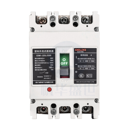 德力西电气 CDM1系列  塑料外壳式断路器CDM1-125L/3300 100A  货号：JC