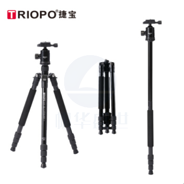 捷宝(TRIOPO) 三脚架 M2508+D2A铝合金 专业稳定三脚架云台套装