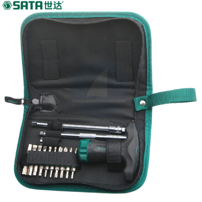 世达（SATA）24件T形柄棘轮螺丝批组套货号09341