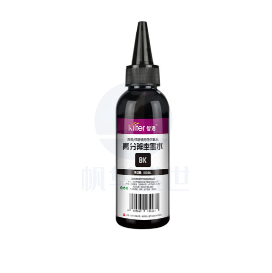   智通ZT 惠普/佳能通用连供高分辨率黑墨水(100ml)