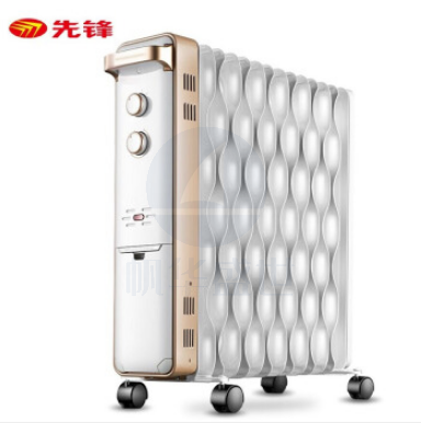 先锋    DS1555 取暖器 电暖器 家用电暖气片 电热油汀 加热器 14片大面积取暖 节能省电升温快