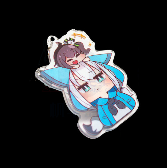 亚克力logo  双面标牌  长约7cm