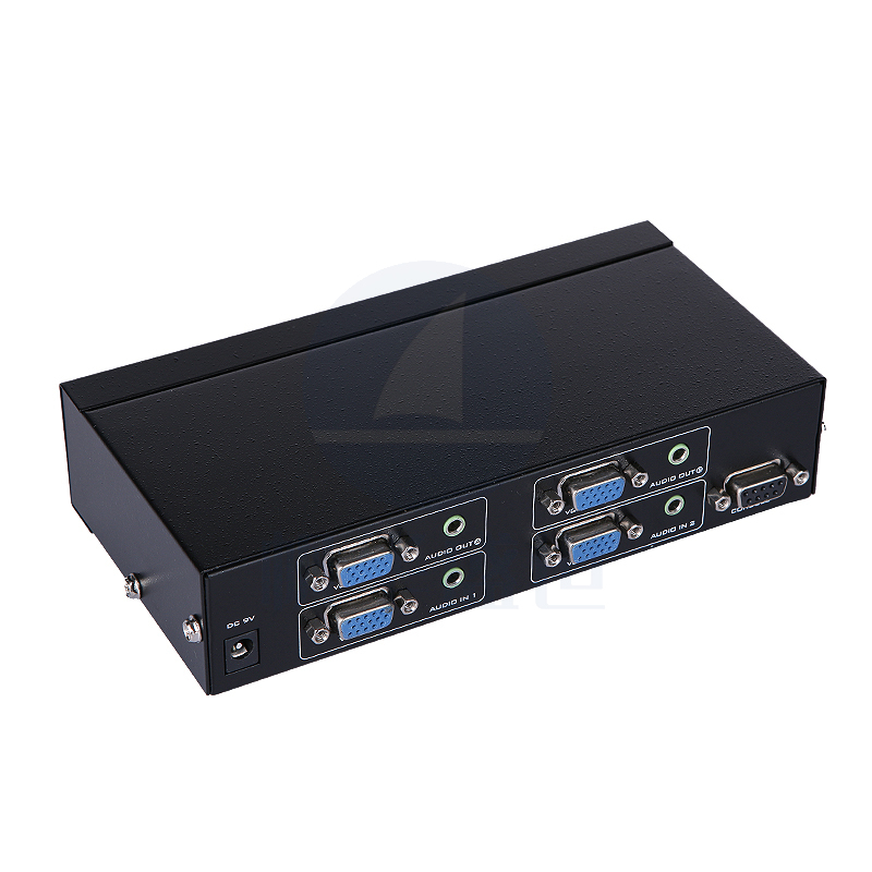 迈拓维矩MT-VT212 vga矩阵切换器音频视频2进2出高清监控矩阵切换器
