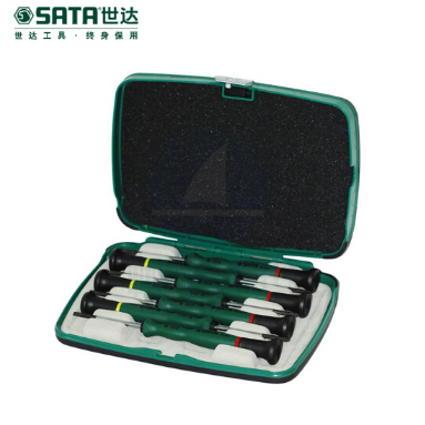 世达（SATA）7件一字、十字微型螺丝批组套货号09314