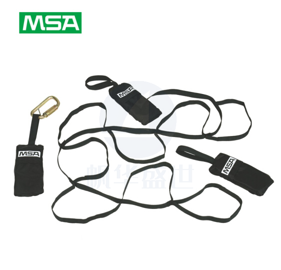 梅思安/MSA 10063431自救踏步带 黑色可收放织带踏步环 含连接锁