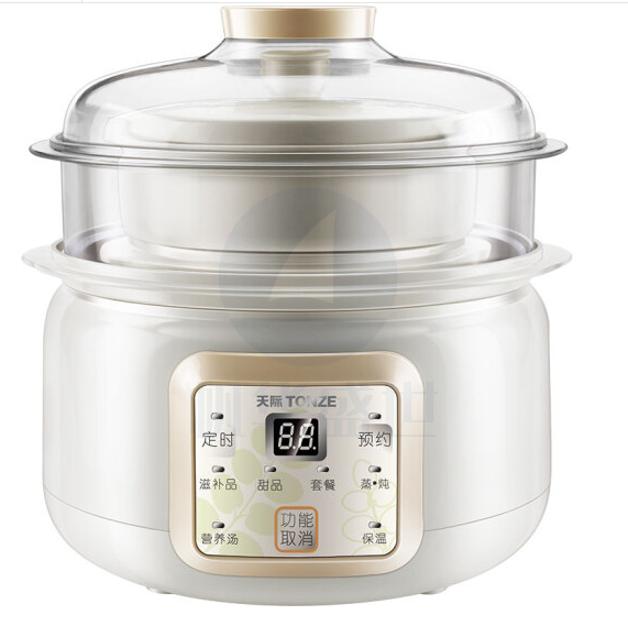 天际DGD15-15BG 1.5L 电炖锅隔水炖 子母煲粥炖汤  货号：WY