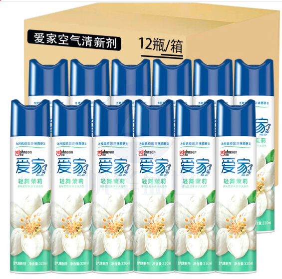 爱家（AIKa） 空气清新喷雾 320ml 轻舞茉莉