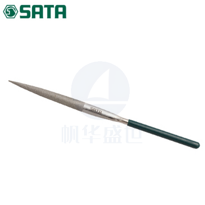 世达（SATA）金刚石尖头半圆锉5x180MM/尖头半圆锉刀挫刀木工圆挫刀合金03852