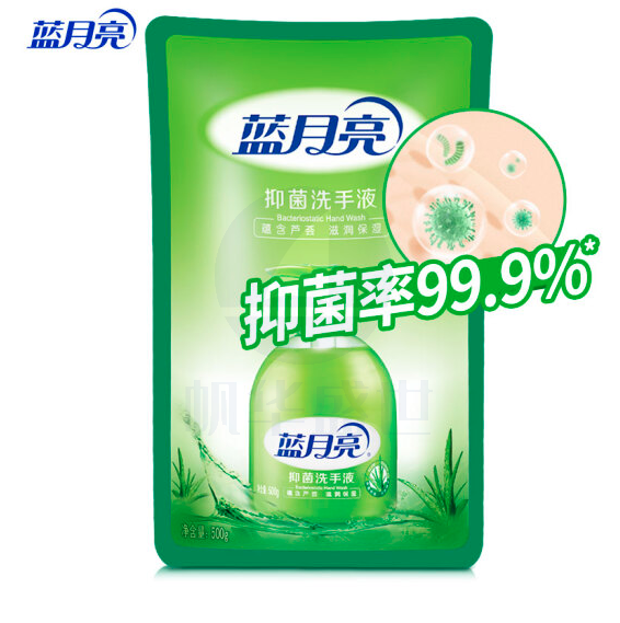 蓝月亮 芦荟抑菌洗手液 袋装 500g