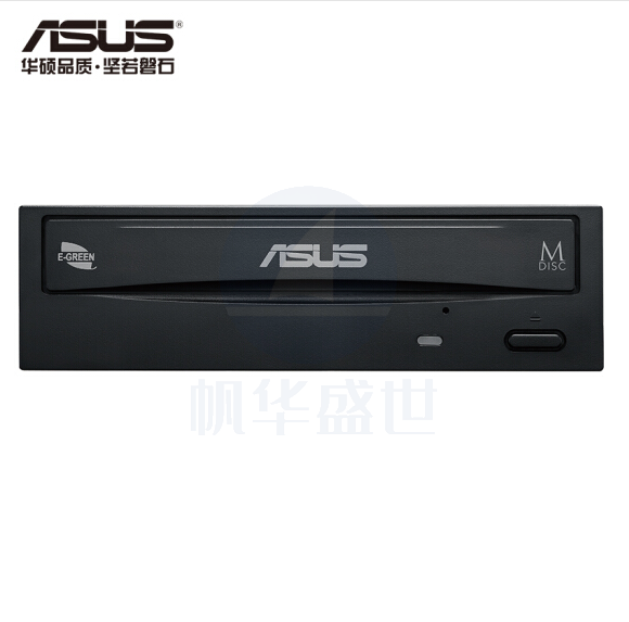 华硕(ASUS) 24倍速 SATA DVD刻录机 黑色(DRW-24D5MT)