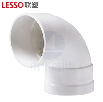 LESSO/联塑PVC-U排水管90°直角弯头		110mm