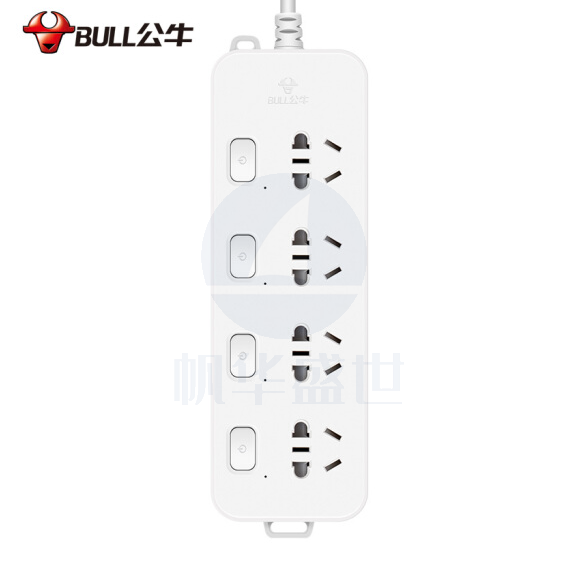 公牛(BULL)GN-B3043 分控插座 4位分控全长1.5米 独立开关