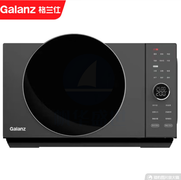 格兰仕(Galanz)空气炸微波炉烤箱一体机 家用变频不锈钢内胆25L大容量D90F25MSXLDV-DR(线下同款)