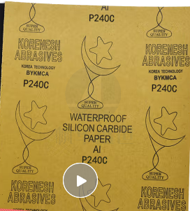 卡夫威尔 水磨耐油砂纸 干湿两用砂纸(240目)230*280mm 10片装 YS3023