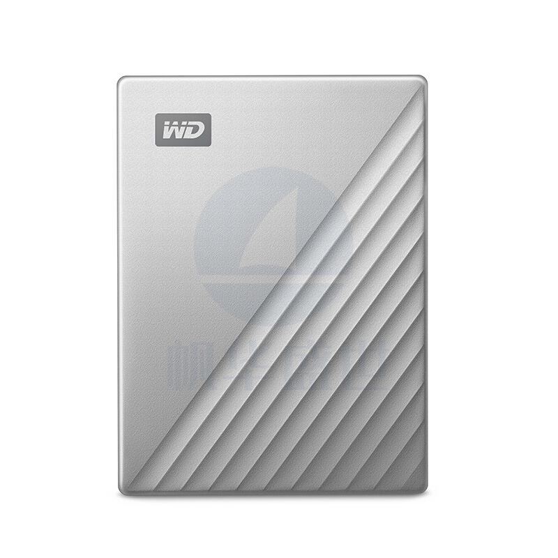 西部数据(WD) 4TB 移动硬盘 Type-C Ultra 2.5英寸 银色 WDBFTM0040BGD-CESN