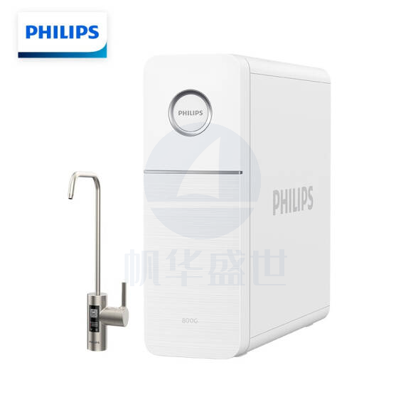 飞利浦(PHILIPS)家用净水器引擎800G 家用智能直饮五年长效RO反渗透无桶大通量纯水机AUT7006