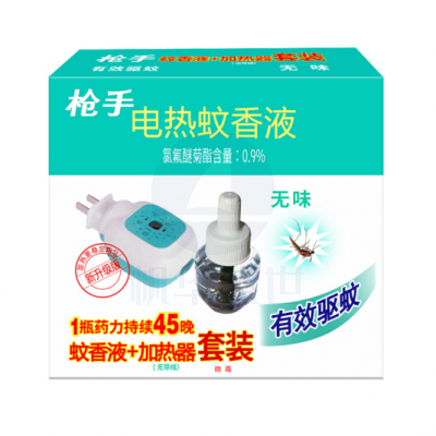 枪手 电热蚊香液1器+1液 驱蚊液蚊不叮电热蚊香液