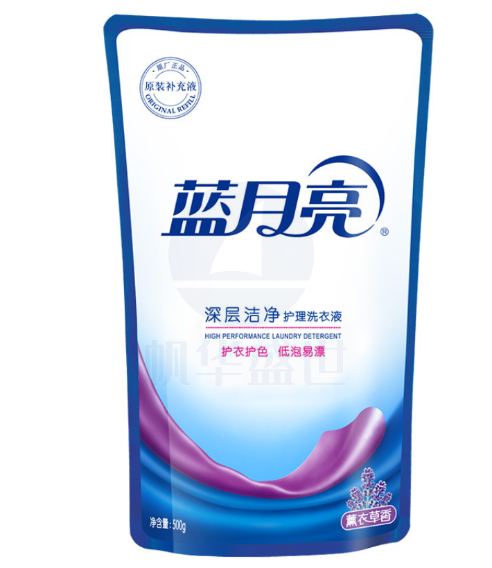 蓝月亮 薰衣草洁净洗衣液袋装 500g