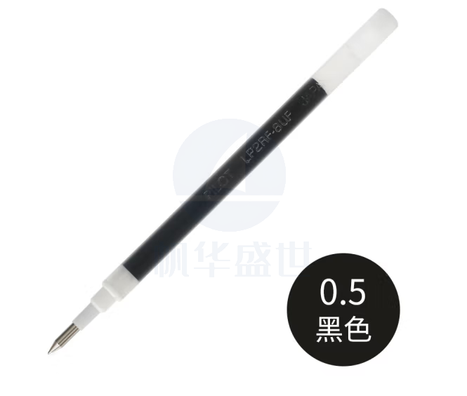 百乐（PILOT）Juice果汁笔芯0.5mm百果乐中性笔芯水笔替芯 黑色单支LP2RF-8EF-B原装进口