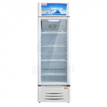 美的(Midea) 展示柜立式冷藏冰柜双层玻璃门冷藏柜 276升 风冷无霜 SC-276GWMQ