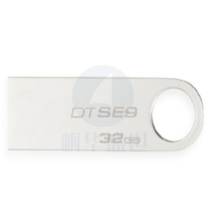 金士顿 DTSE9H-32G 金属U盘 银